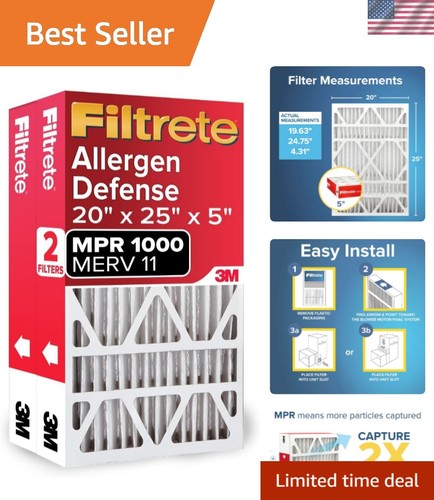 20x25x5 air filter - filter, merv