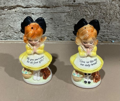 Vintage enesco prayer lady - vintage,