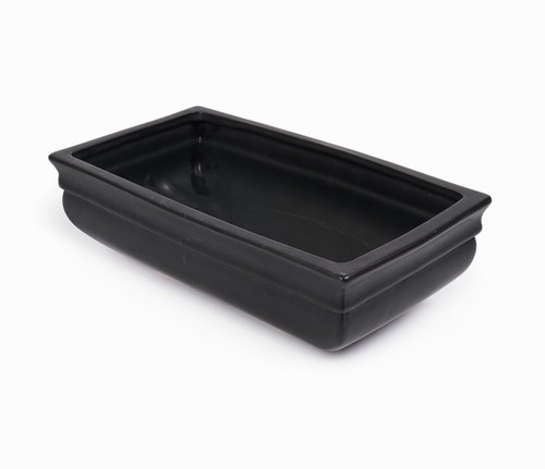 Ceramic ikebana vase black - ikebana,
