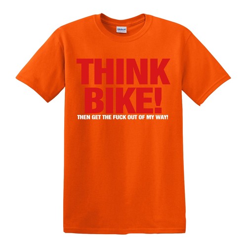 Think bike funny shirt - think,