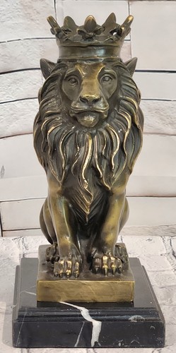 Handmade bronze lion king - bronze,