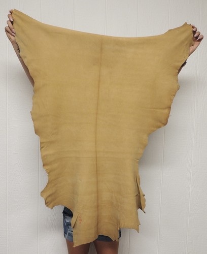 Smoke buckskin leather hide - leather,