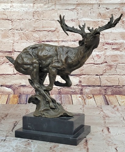 Chalet lodge art elk - art, stag