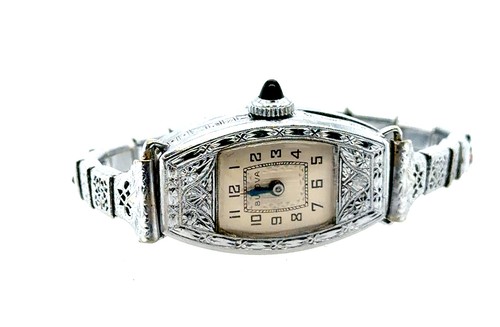 Bulova 14k ladies wrist watch - ladies,