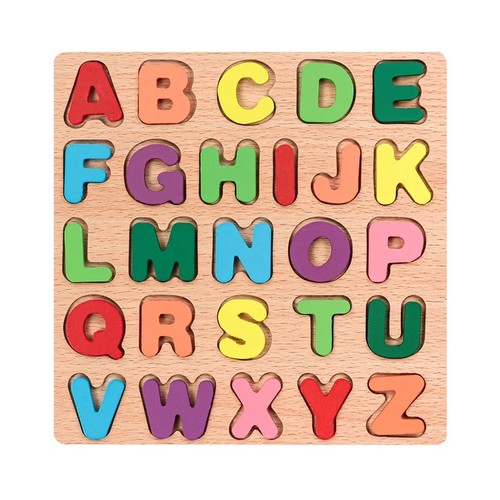 Kids alphabetic wooden - alphabetic, puzzle
