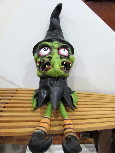 Vintage halloween witch - halloween,