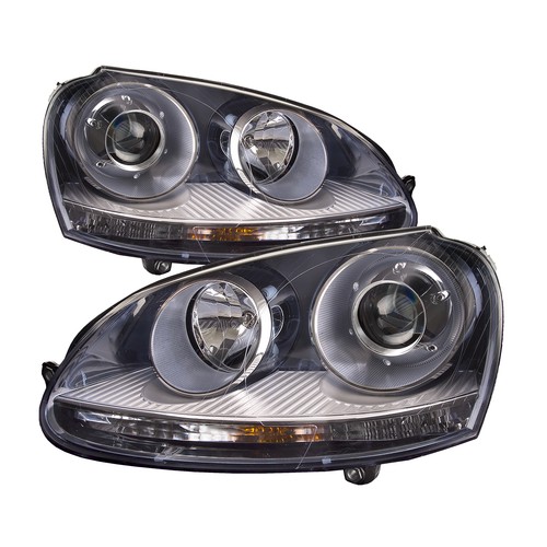 Pair left right set headlights - left,