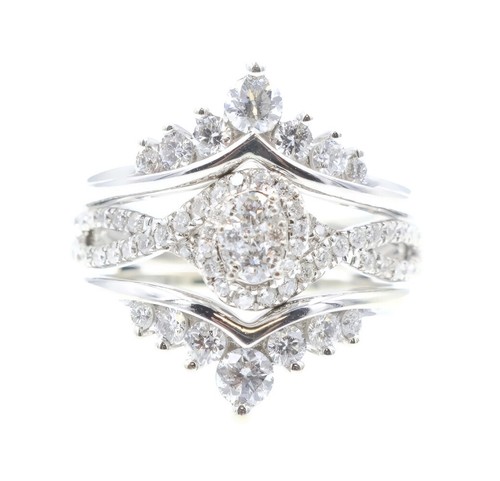 Ctw round diamond halo - ctw,