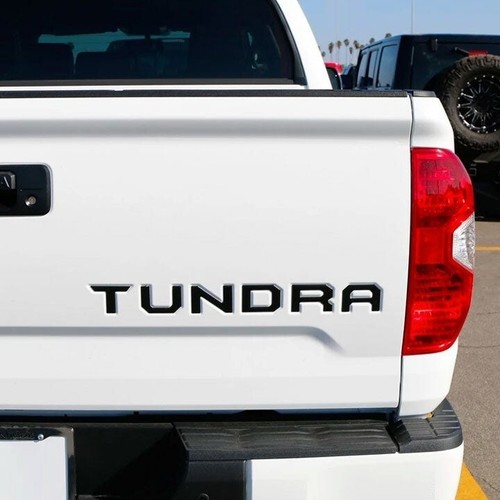 Black tailgate insert letters - tailgate,