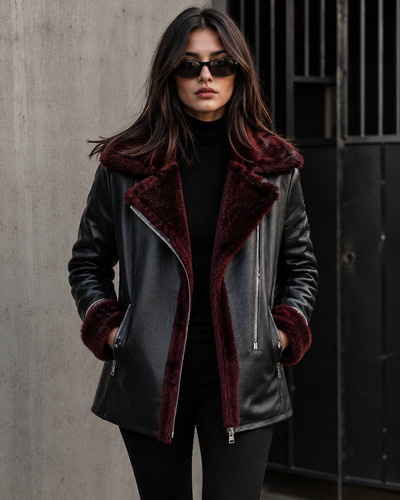 Women black leather - women’s,