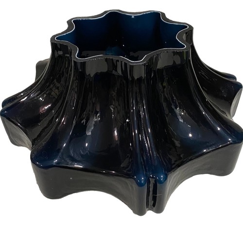 Gallerie blue glass vase - z,
