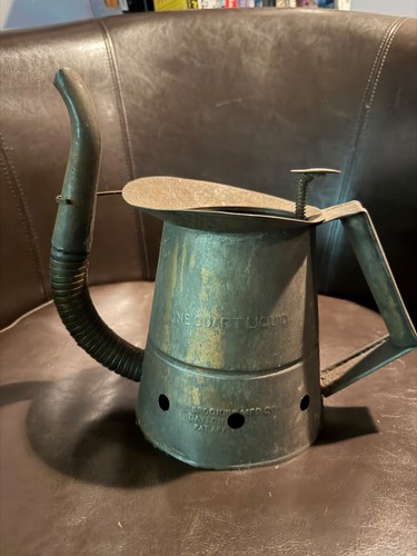 Vintage quart oil can - vintage,