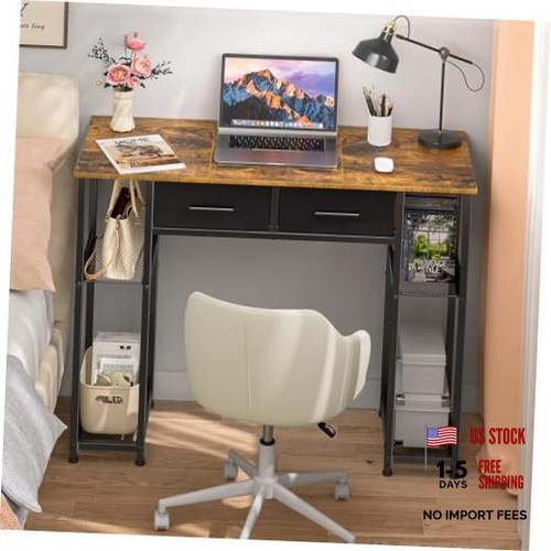 Computer desk with drawers - computer,