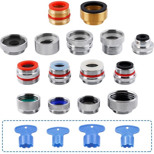 Pcs faucet adapter kit - 15,