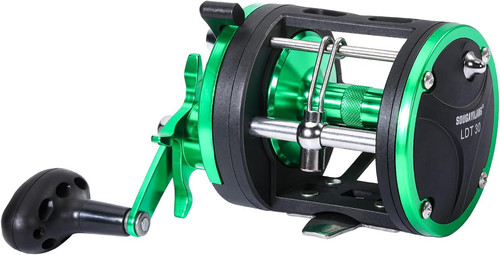 Round baitcasting fishing - round,