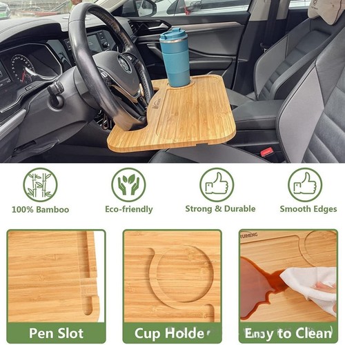 Sturdy bamboo steering wheel - sturdy,