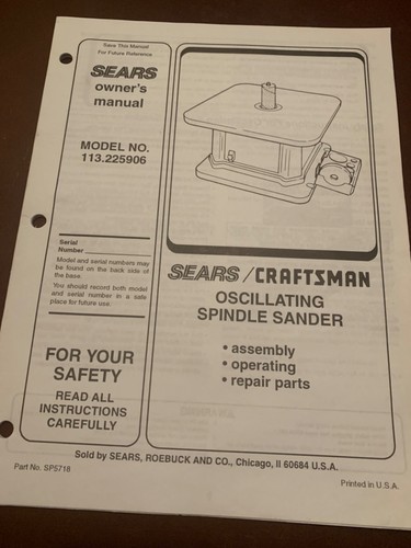 Sears craftsman oscillating - craftsman,
