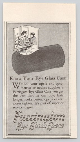 Farrington eye glass cases - eye,