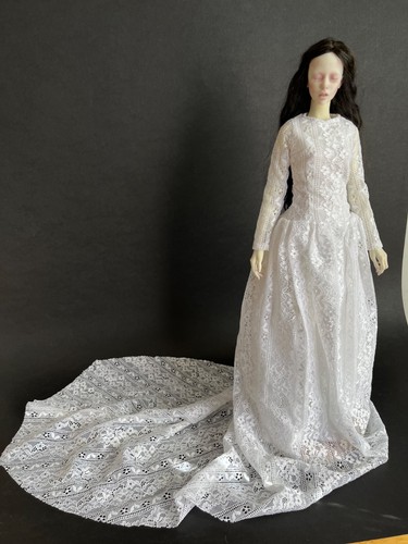 Ooak white lace long - white,