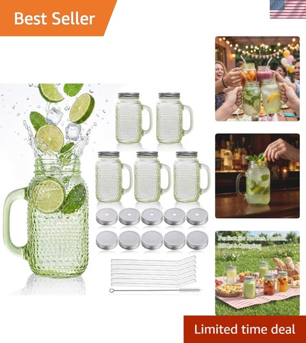 Pack 24oz hobnail - 6, jars