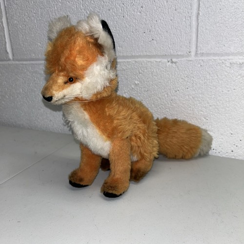 Steiff orange fox dralon - steiff,