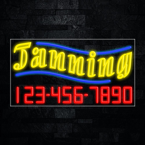 Tanning led neon - led,