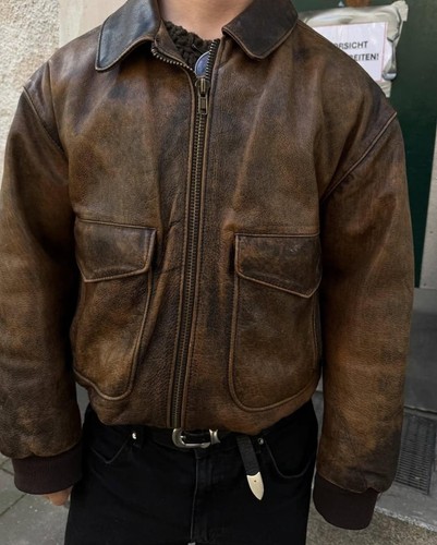 Men vintage aviator real - men’s,