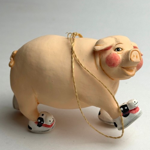 Whimsical pig ornament roller - whimsical,