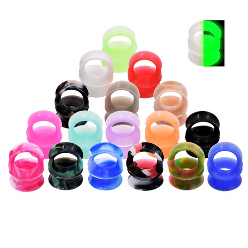 Thin silicone ear - silicone, gauges