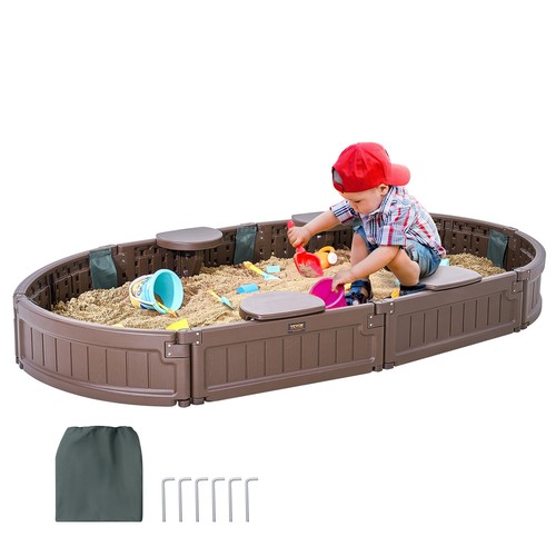 Vevor sandbox with cover - sandbox, oval
