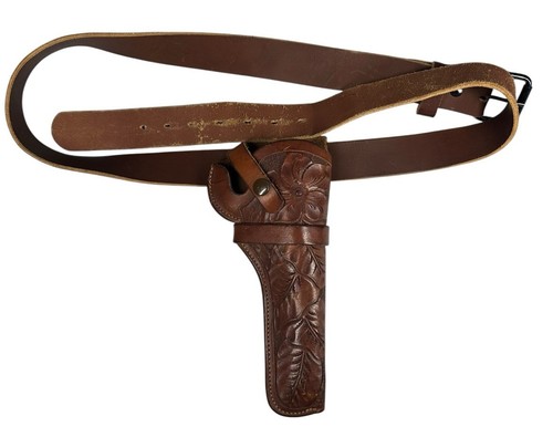 Vintage tooled leather - vintage,