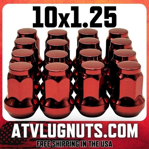 Lug nuts bulge 10x1 atv - lug,