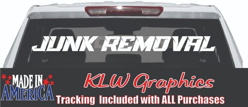 Junk removal decal sticker - junk,