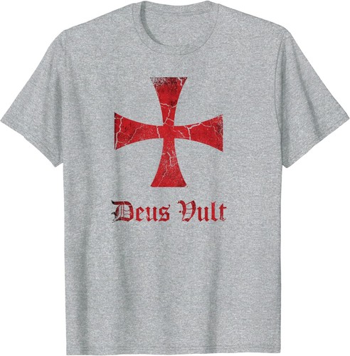 Distressed deus vult knights - distressed,