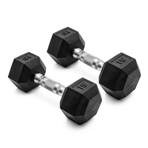 Cap barbell 15lb coated - barbell,,