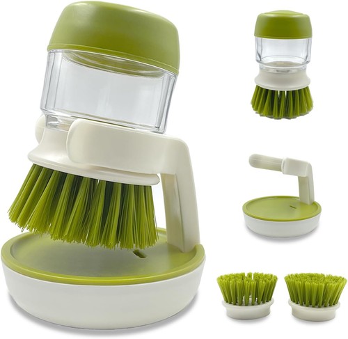 Green kitchen brush set - kitchen,