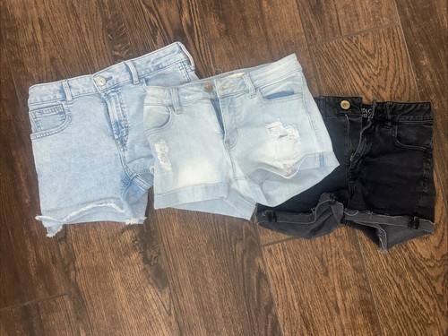 Women teen jean shorts - shorts,
