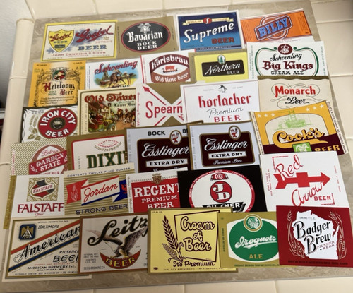 Different vintage beer - vintage,