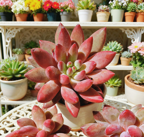 Echeveria cherry rare - cherry,