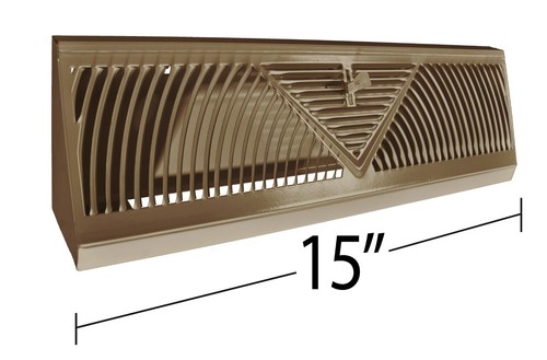 Baseboard register diffuser - baseboard, register/diffuser