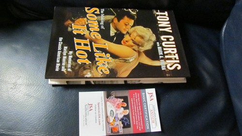 Tony curtis signed some like - some,