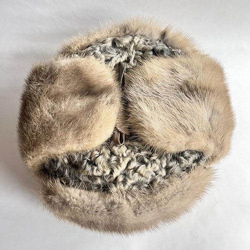 Vintage men hat real mink - vintage,