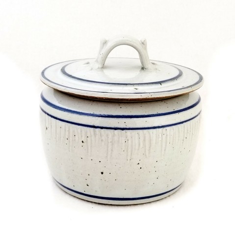 Pottery jar hand - hand, made