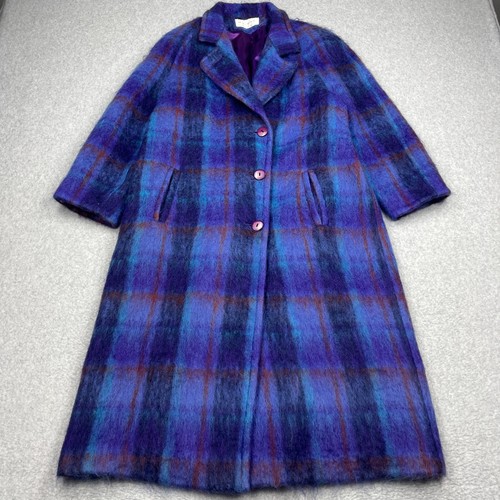 Vtg mohair winter coat womens - mohair,