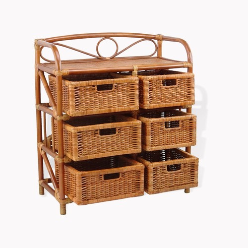 Laundry chest 6 drawers - w/,