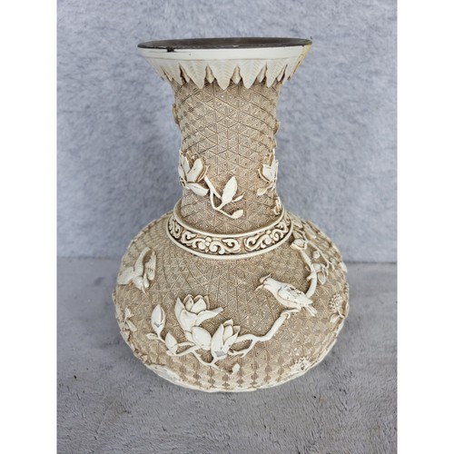 Ivory dynasty vase - ivory, faux