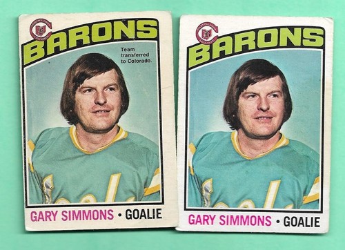 Gary simmons 1976 opc - simmons, 1976-77