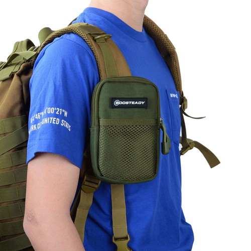 Backpack strap pouch - strap,