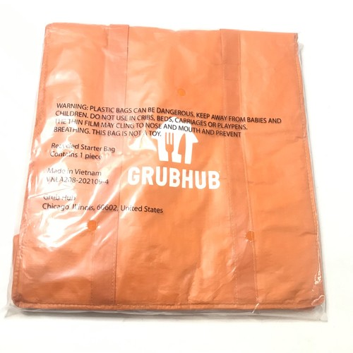 Grubhub orange insulated - grubhub,