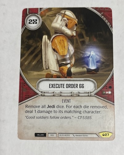 Star wars destiny - wars, execute